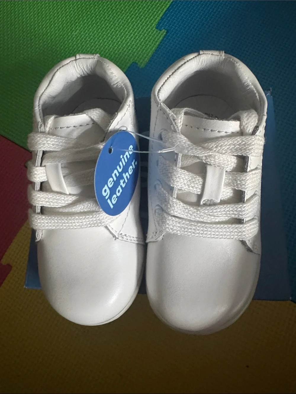 Stride Rite Navy Blue Shoe Box with 'sr' Circle Logo